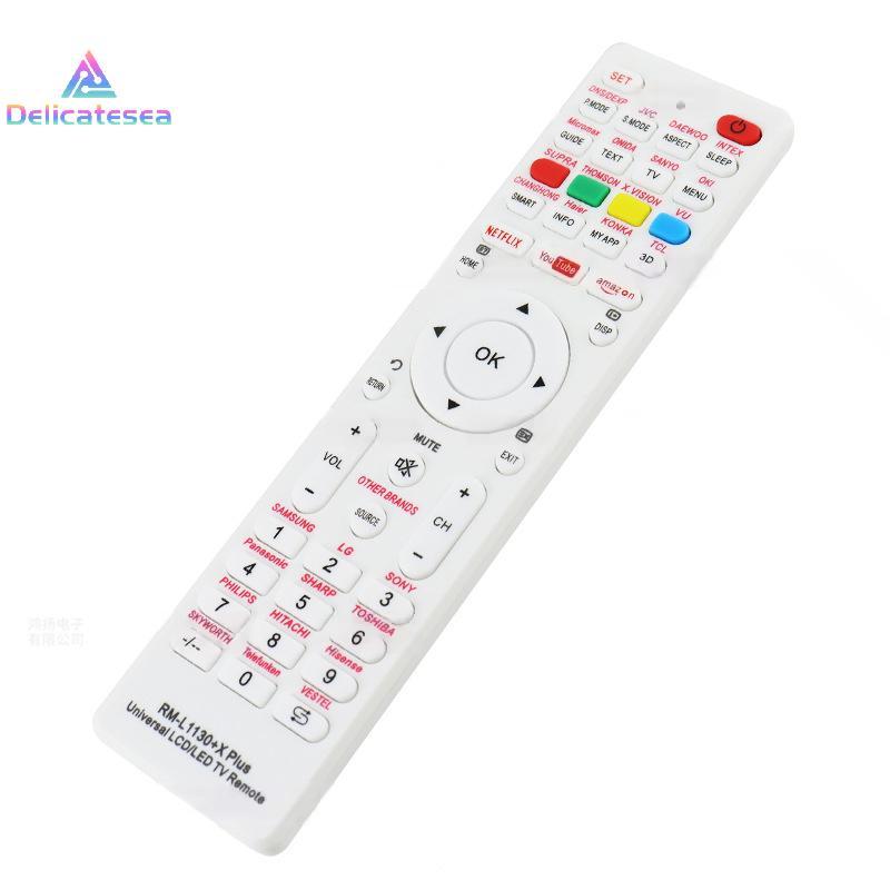 [Delicatesea] Universal RM-L1130+X รีโมทคอนโทรลทดแทนสําหรับทีวีโทรทัศน์ทุกยี่ห้อ RM-L113+12 RM-L1130