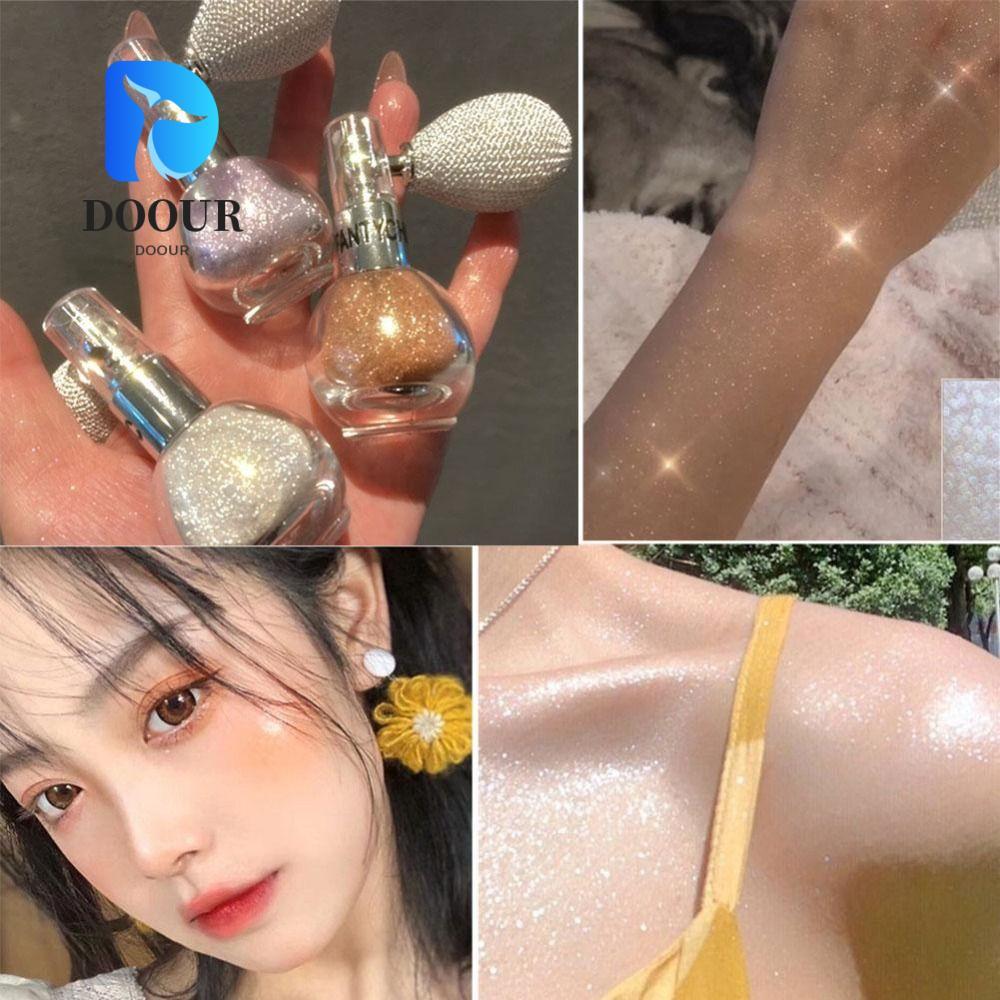 DOOUR High Gloss Glitter Spray Fine Shimmer Air Bag Shiny Powder Brightening Fragrance-Infused Loose