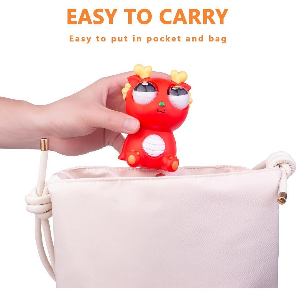 (จัดส่งจากกทม.) ก๊อตจิของเล่นบีบ สกุชชี่บีบตาระเบิด ของเล่นเด้งตา ผ่อนคลายอารมณ์ตึงเครียด - รูปที่ 6