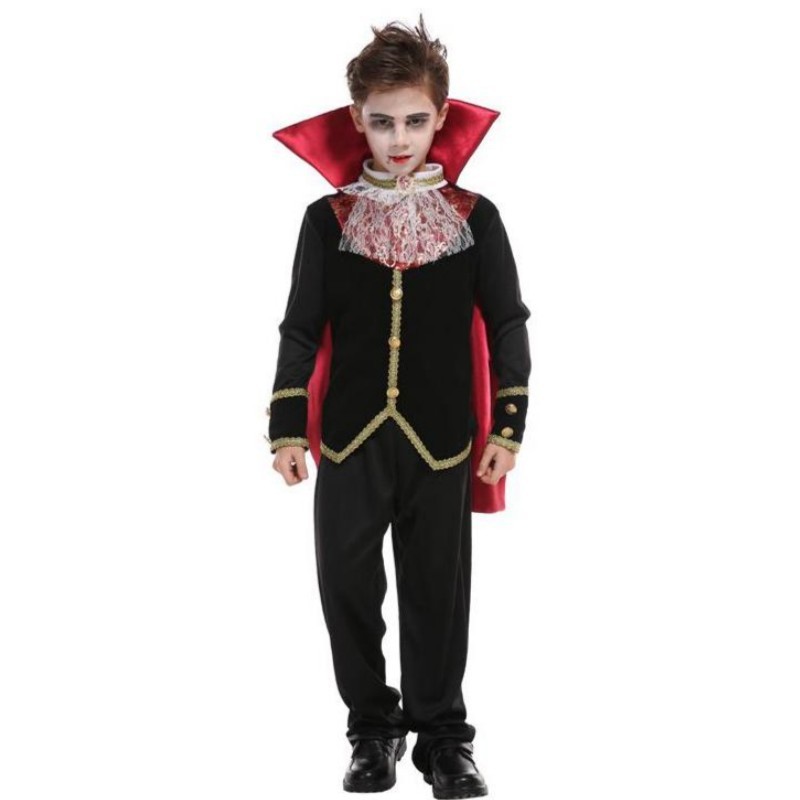 ชุดคอสตูมฮาโลวีน-theme แวมไพร์สำหรับเด็กชาย แบบ Duke 1016A