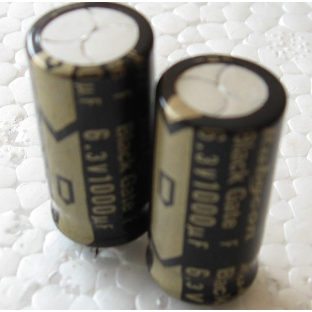 BLACK GATE BG BLACK King Kong Electrolytic Capacitor ต้นฉบับญี่ปุ่น F Series 6.3 V1000UF