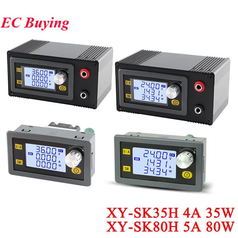 XY-SK35H 4A 35W XY-SK80H 5A 80W DC ปรับ Step-Up/Down Buck-Boost โมดูลแปลงพลังงาน CC CV 5.0 ~ 30V 6.0