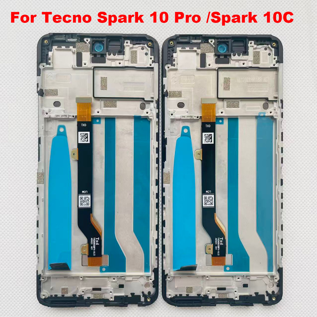 KI7 ทดสอบ 100% LCD พรีเมี่ยมสําหรับ Tecno Spark 10 Pro Spark 10C จอแสดงผล Touch Screen Digitizer แผง