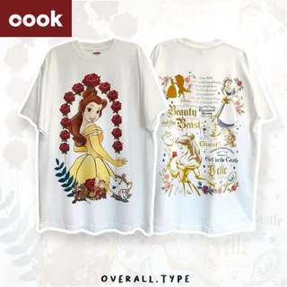 [งานเกรดพรีเมียม งานเกรด A] disney เสื้อยึด ผ้าเทคโนโลยี Sorona จากอเมริกา พิมพ์ลาย cinderella เสื้อยืด oversize เหมาะ