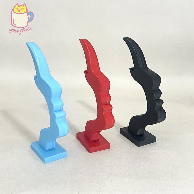 [YPU]ขาตั้งแว่นตาFoding Bar Shape Human Side Faceที่น่าสนใจ Simpleแว่นตาขาตั้งเครื่องประดับรอบคอMms 