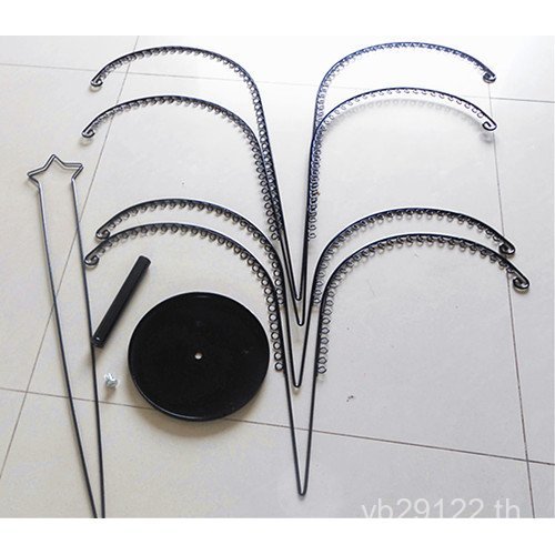 สร้อยข้อเท้าเครื่องประดับขนาดเล็กขนาดใหญ่สก์ท็อปต้นมะพร้าวชั้นแขวนรูพรุนยืนแสดงสร้อยข้อมือสร้อยคอเคร