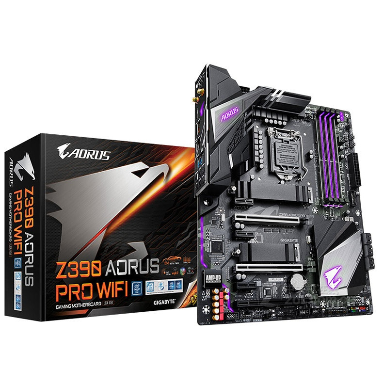 90% ใหม่!Gigabyte Z390 AORUS PRO WIFI 1151 Pin รองรับ CPU รุ่นที่ 9 8