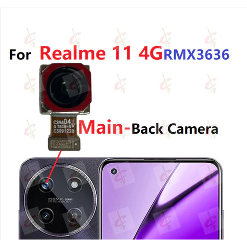 กล้องหน้าสําหรับ Realme 11 4G กล้องหลัง RMX3636