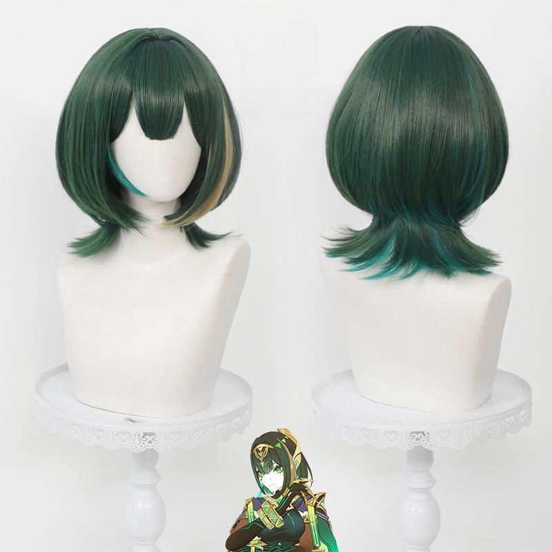 Genshin Impact Nefer Cosplay  Wig  Cos Hollywood Outfit Heat Resistant Synthetic Hair