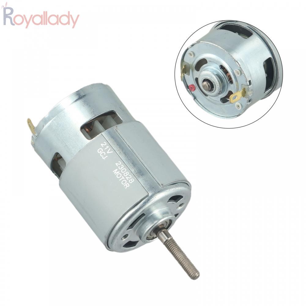 12V21V RS755VC มอเตอร์สําหรับเครื่องตัดหญ้าความแม่นยําสูงเกียร์ขดลวดทองแดงเต็มรูปแบบ