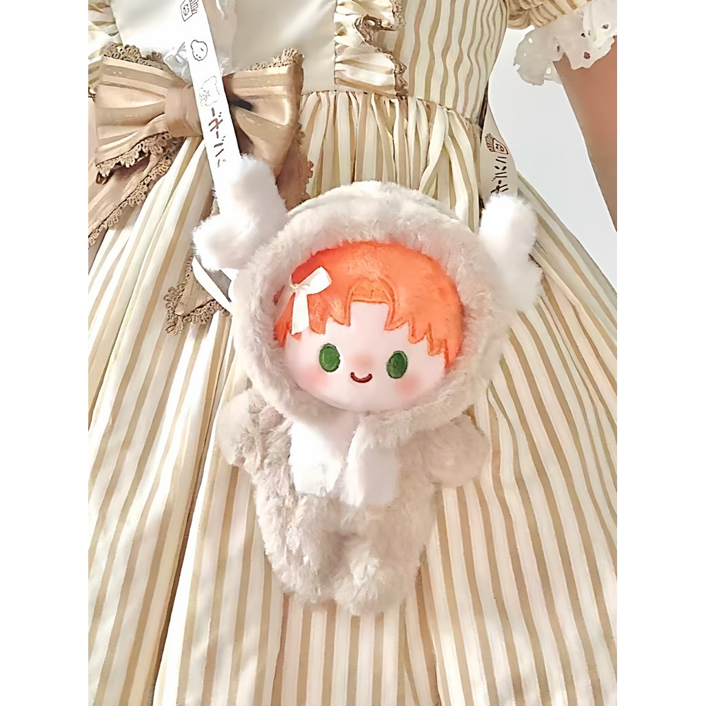 ชุดตุ๊กตา 15cm ชุดตุ๊กตา สินค้าใหม่ของ Manta Susu 15cm10cm20cm Little Dragon Bag Light Night Cotton 