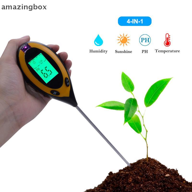 ABTH Soil Ph Meter Tester Soil Tester Ph Moisture Meter อุณหภูมิแสงแดดการวัดความเข้มการวิเคราะห์การท