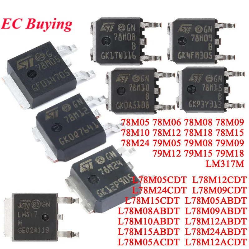 5-10 ชิ้น 78M05 78M06 78M08 78M09 78M12 78M15 78M24 79M05 79M15 LM317M LM317 L78M05 L78M06 L78M08 L7