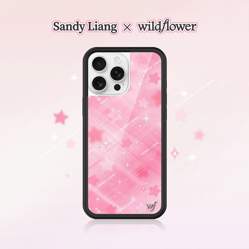 Sandy Liang x ดอกไม้ป่าชื่อร่วมเคสโทรศัพท์สําหรับiPhone 12 13 14 15 16 Pro Max 14 15 16 PlusซิลิโคนAnti-FallingกันกระแทกปกหลังWFปลอกสําหรับiPhone 17 Pro Max 17 Air