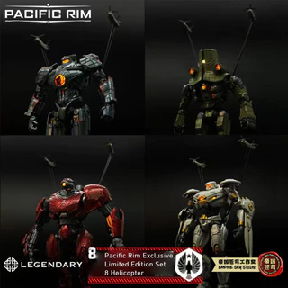HIPLAY Empire Sky Pacific Rim Set - 4 รุ่น &Gipsy Danger/Crimson Typhoon/Cherno Alpha/Striker Eureka Model Kit