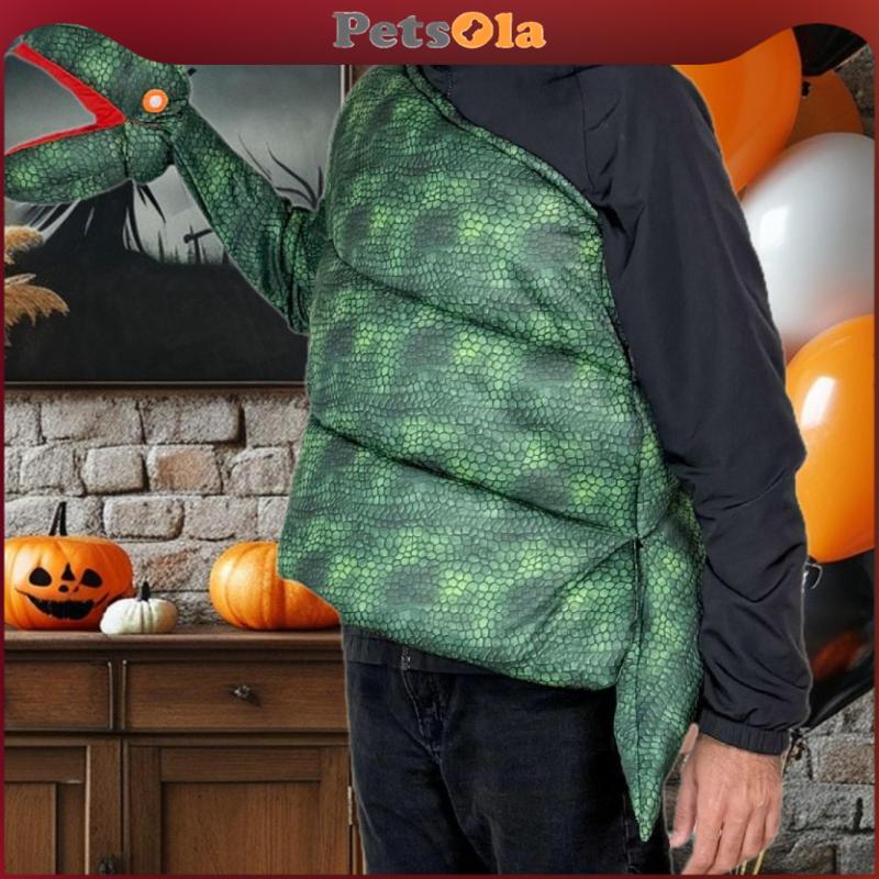 [PETSOLA] ชุดงู Anaconda ขนาดผู้ใหญ่ สำหรับฮาโลวีนและปาร์ตี้ สบายๆ