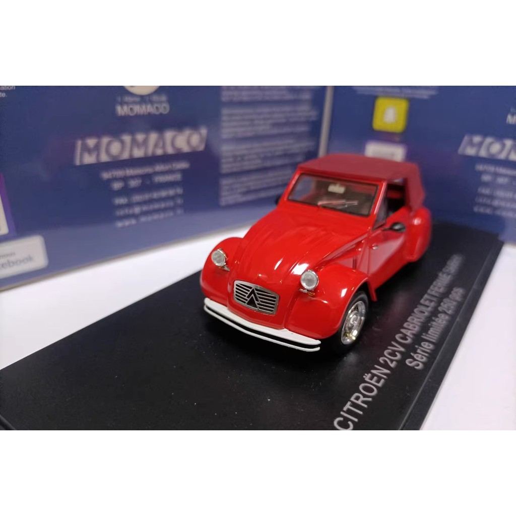 Franstyle 1 43 Citroen Fluffy Classic Car Model 2CV Ferme Sarhy 1954 สีแดง