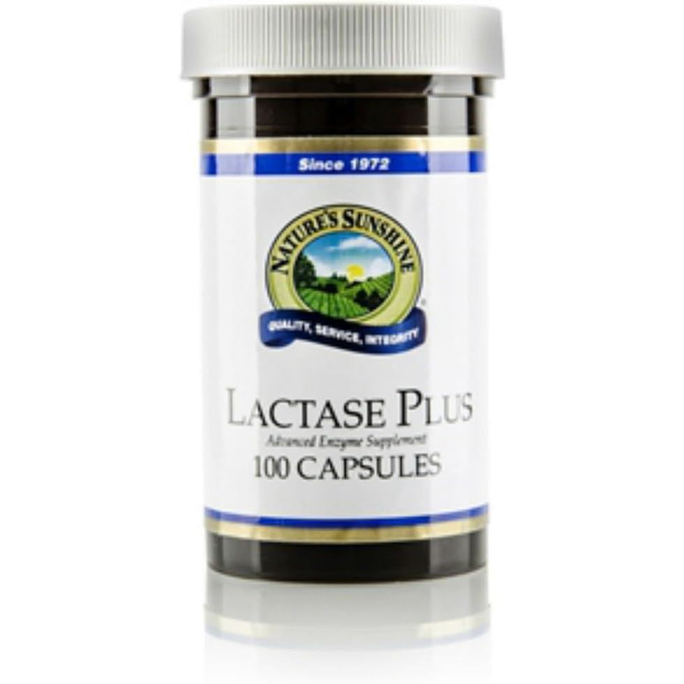 Natures Sunshine Lactase Plus 100 แคป