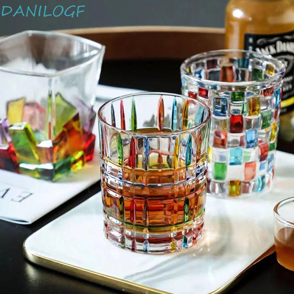 DANILLOGF แว่นตาวิสกี้ Scotch Bourbon Whisky Rum Glass Cup