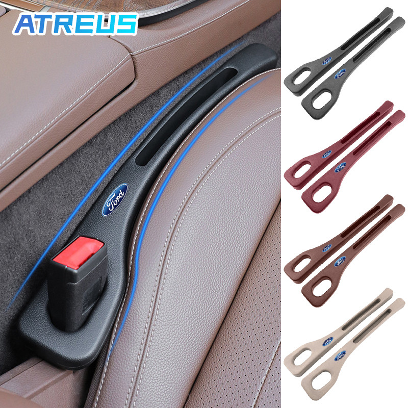 Ford แถบเติมช่องว่างที่นั่งในรถ แถบ ฟิลเลอร์ช่องว่างที่นั่งรถยนต์ เพื่อเติมช่องว่างระหว่างที่นั่ง แถบฟิลเลอร์ช่องว่างที่นั่งรถยนต์ สำหรับ Ford Ranger Raptor Everest Focus MK2 MK3 Mustang Escape Fiesta Ecosport