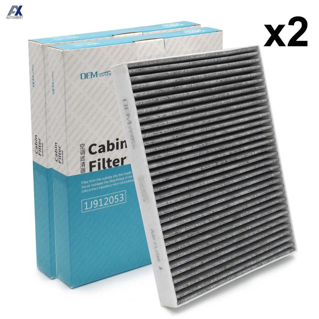 2x สําหรับ Audi Q7 Porsche Cayenne 9PA Volkswagen VW Touareg 7L Amarok S1B Pollen Cabin Air Filter 9