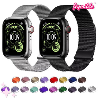 สายรัดโลหะสแตนเลส for Apple Watch IWatch Ultra 3 2/SE 3 2 Series 11 10 9 8 7 6 38มม 40มม 41มม 42มม 44มม 45มม 49มม 46มม