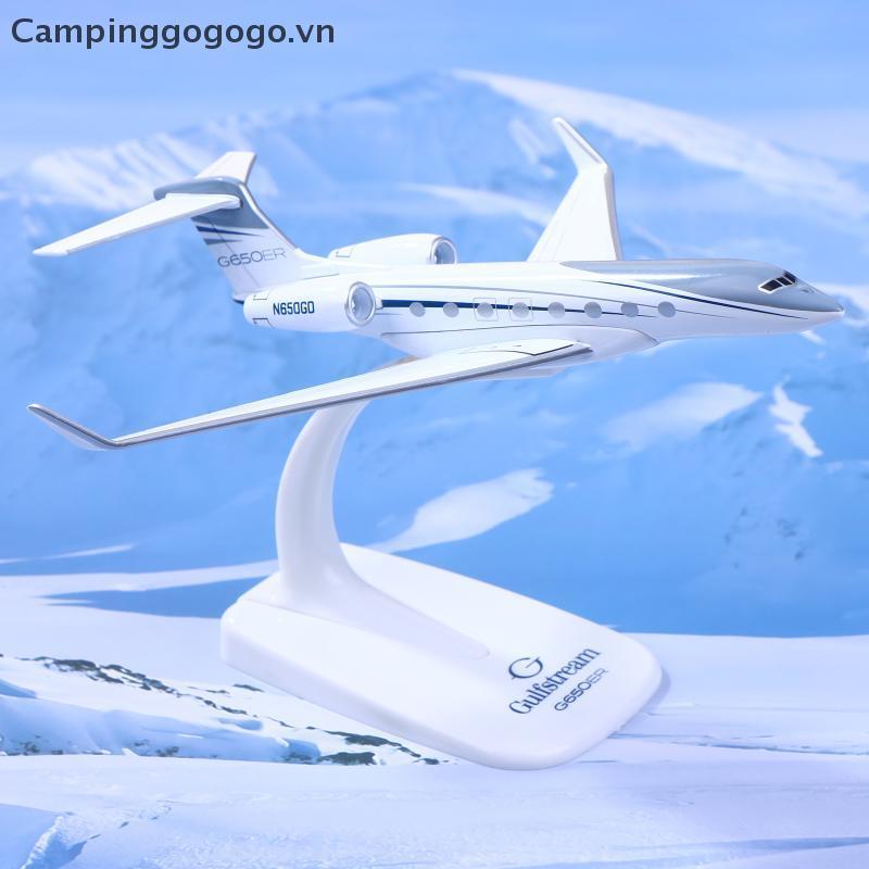 Campinggogogo 1PCS Gulfstream G650 เครื่องบิน Diecast 1/200 Scale เครื่องบินเครื่องบินรุ่นเครื่องบิน