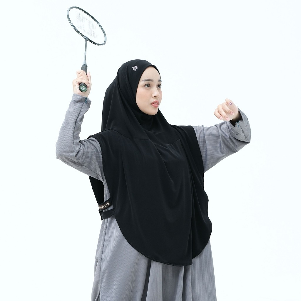 SIMZET_SHOP OKUROKU.ID | Nea Bergo - Sport Hijab เสื้อแข่งสําเร็จรูประดับพรีเมียมล่าสุด Khimar Sport