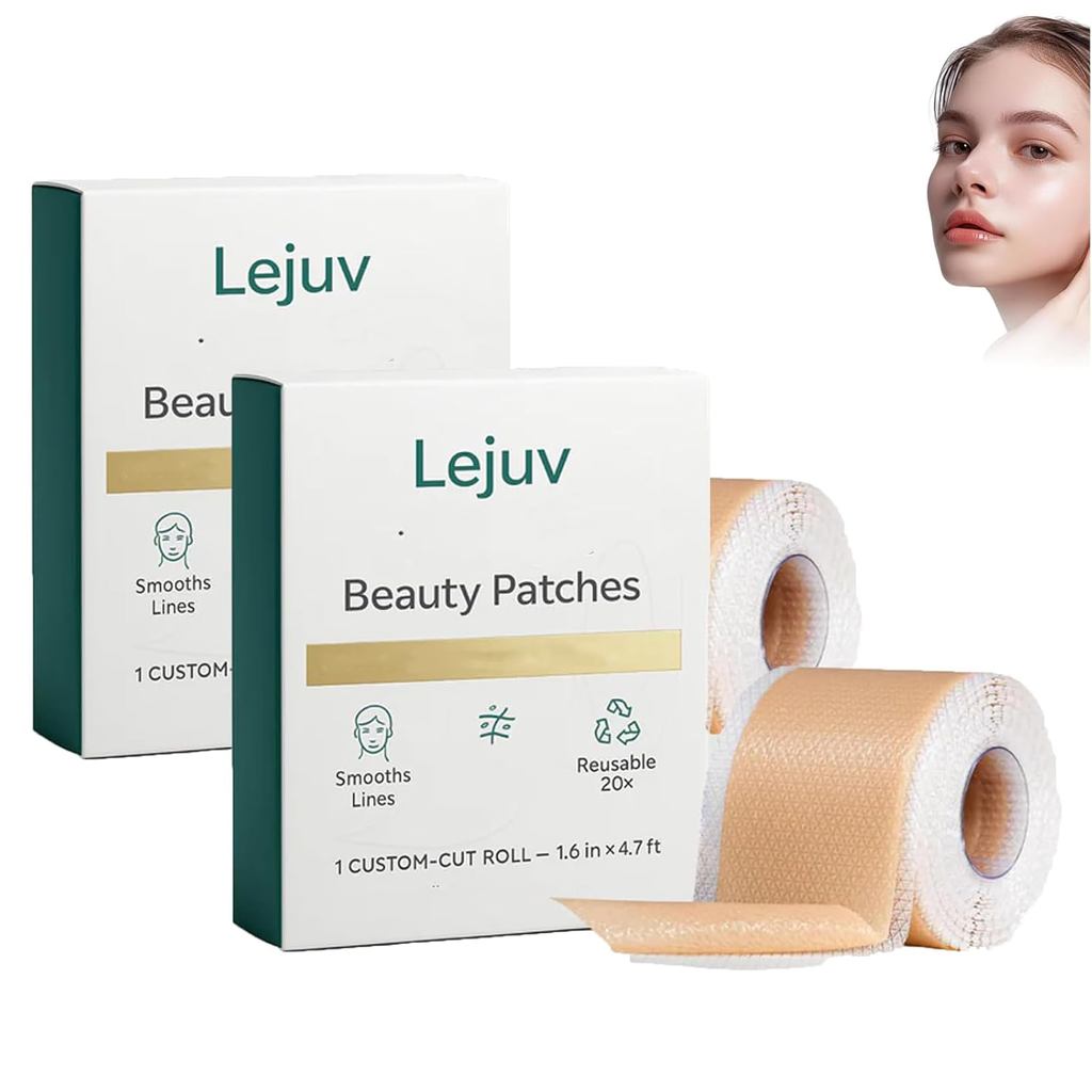 แผ่นแปะซิลิโคน Lejuv, เทปหน้าซิลิโคน Lejuv, แผ่นแปะแถบซิลิโคนอัพเกรด Lejuv, แผ่นแปะต่อต้านริ้วรอยแบบ