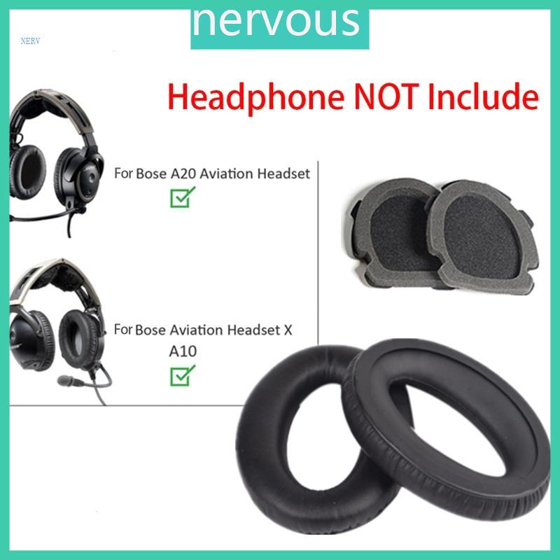 NERV Breathable Earpads forBose Aviation ชุดหูฟัง X A10 A20 หูฟังหูฟังแขน