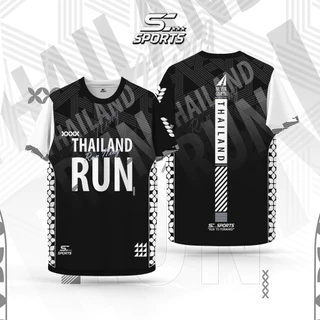 SC Sports เสื้อกีฬา เสื้อพิมพ์ลาย Run02-หลากสี งานจริงสวย สีสด หนา145g นุ่มลื่นใส่สบาย