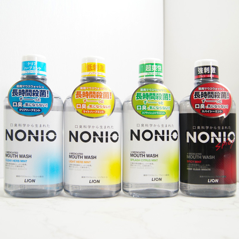 นําเข้า NONIO NONIO น้ํายาบ้วนปากกลิ่นหอมทําความสะอาดช่องปากสดชื่น 600/1000ml11.2