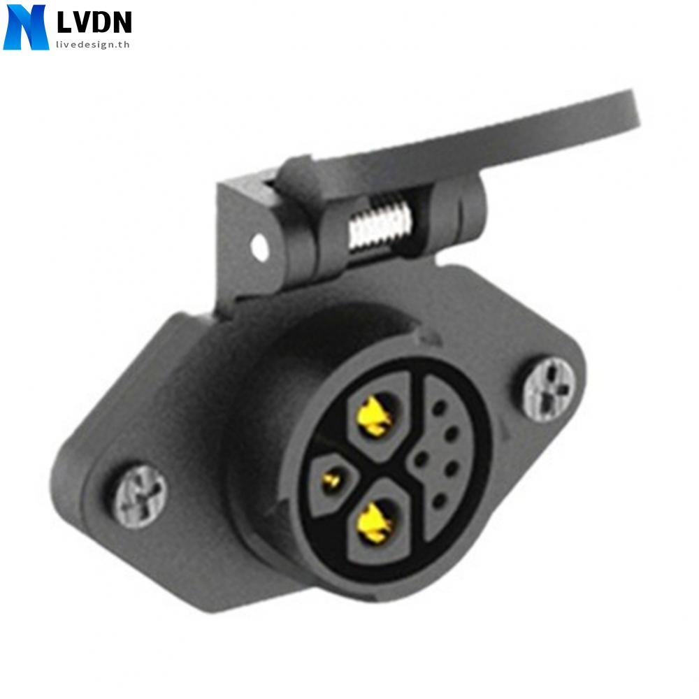 Battery Connector Flame Retardant Material Panel Mount Connector 8 Pin Connector