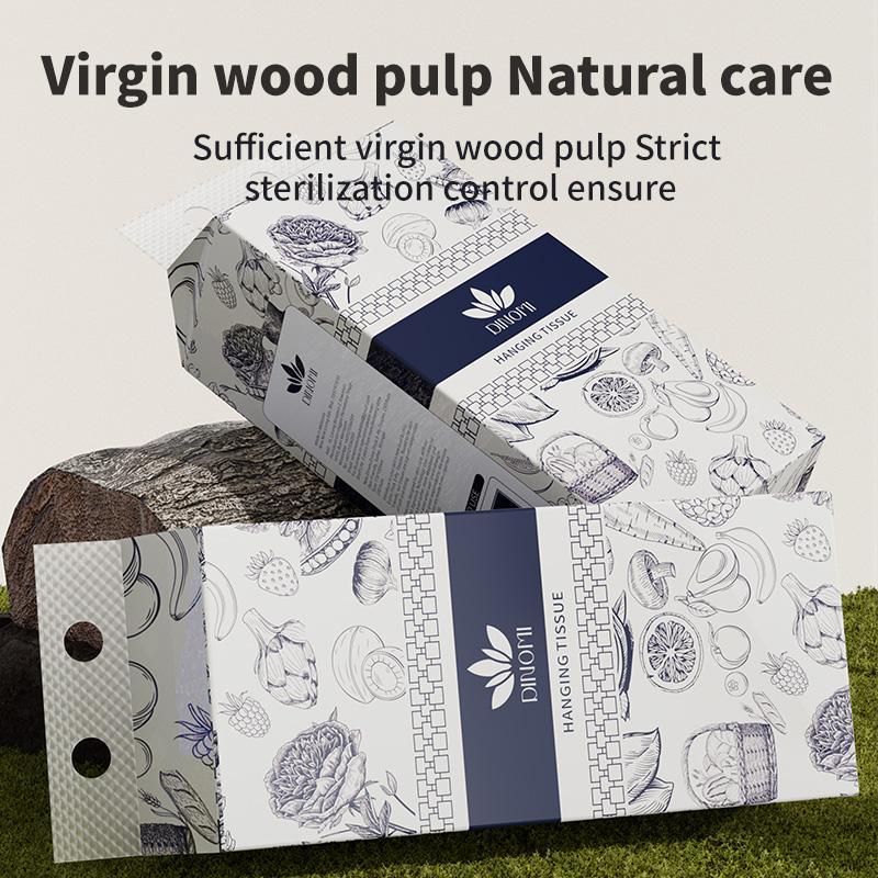 2 แพ็ค Royal Show Royal Snow Dinomi กระดาษเช็ดหน้าแบบแขวนคลาสสิก 3 ชั้น 230 วาดต่อแพ็ค Original สบาย