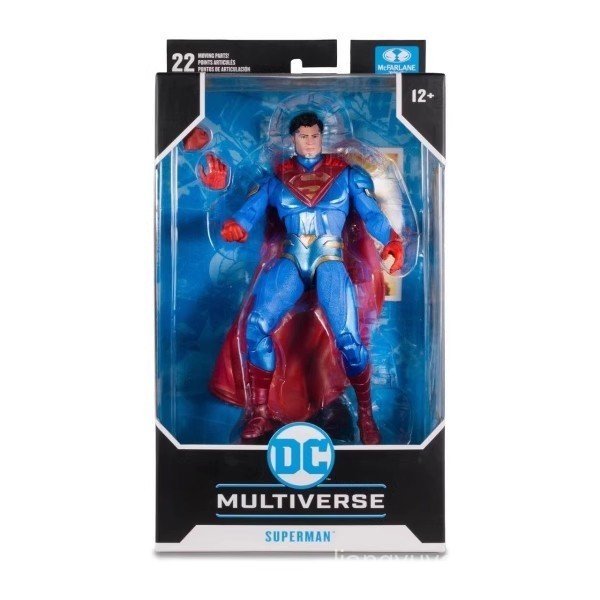 [คลังสินค้าพร้อม] Mcfarlane Mcfarlane Injustice League 2 Superman 23cm Joint Action Figure