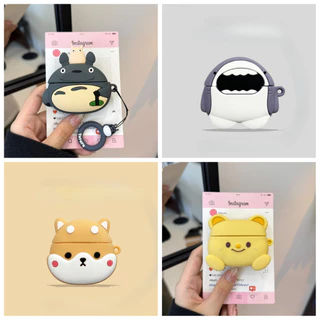 การ์ตูนตลกสําหรับ OPPO Enco Air5s ฝาครอบน่ารัก 3D ซิลิโคนหูฟังฝาครอบป้องกัน fundas สําหรับ oppoair5s