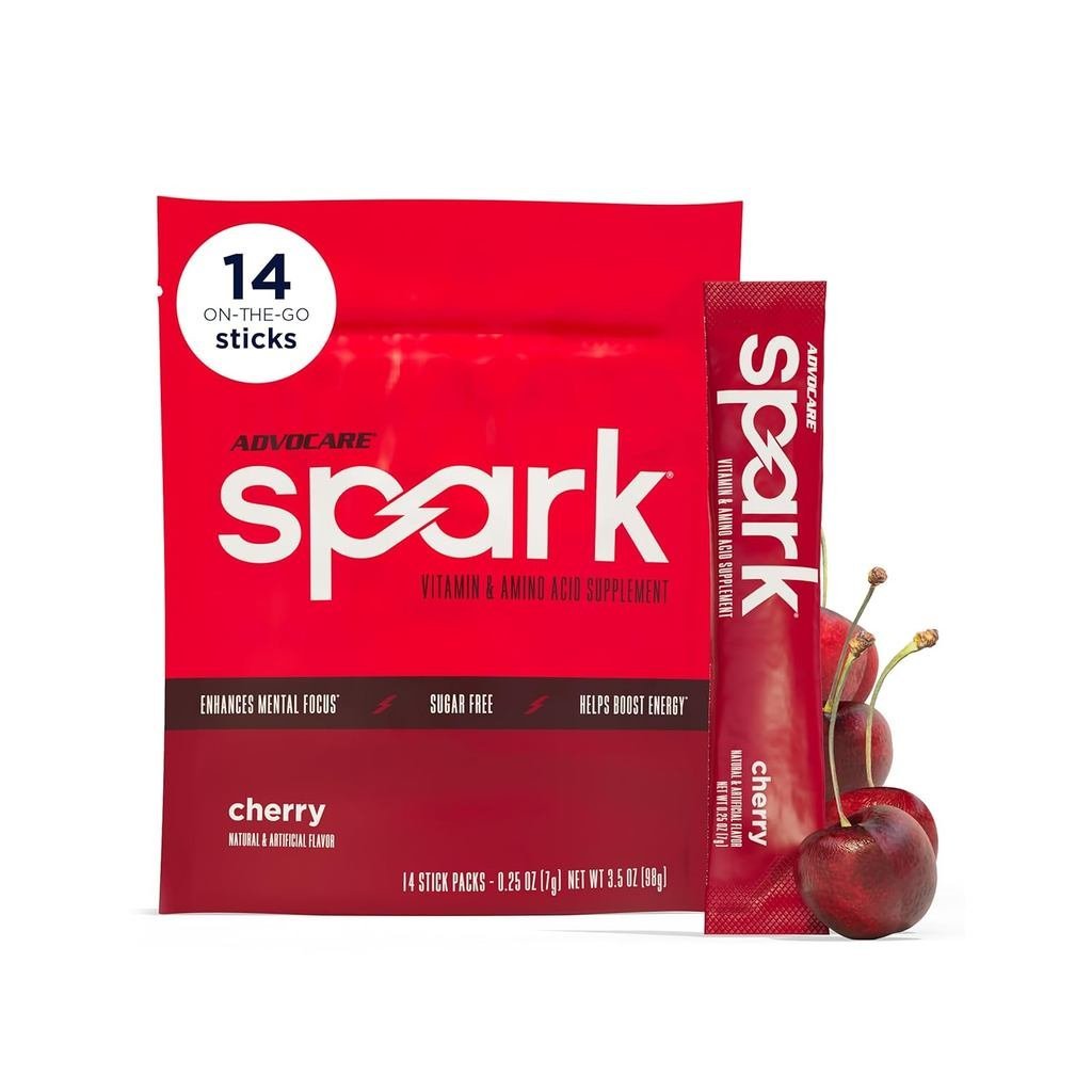 AdvoCare Spark - Energy Drink Mix - วิตามินและอะมิโน แอซิด - พอร์ต Energy & Focus* - พอร์ตภูมิคุ้มกั