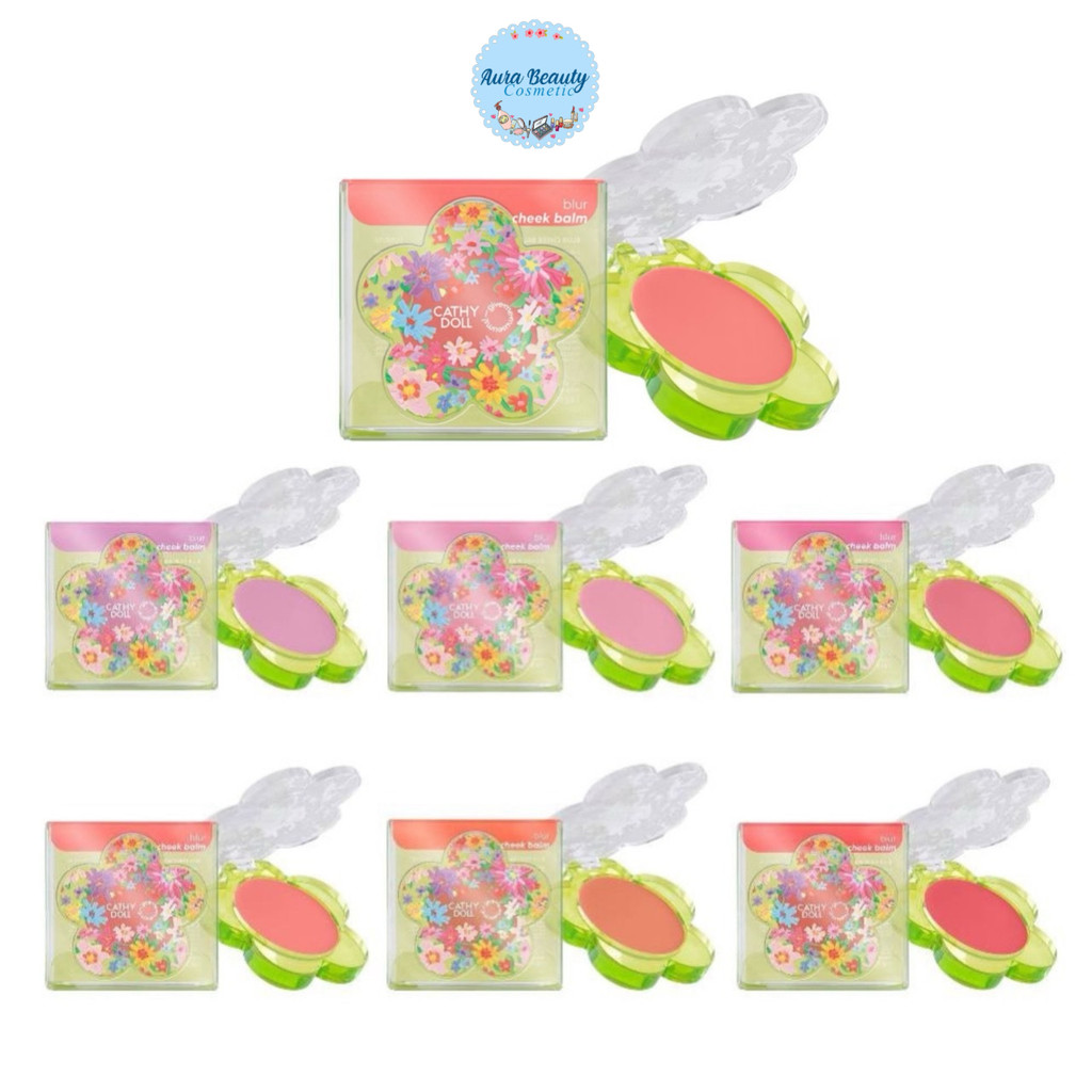 Cathy Doll x Give Me Museums Blur Cheek Balm 2.8g บลัชออนเนื้อครีม เบลอผิว แก้มฉ่ำ สีละมุน เกลี่ยง่าย