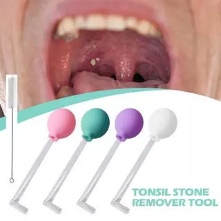 BL เครื่องมือกำจัดหิน tonsil แบบแมนนวลสำหรับการดูแลปากและหู (รวมลูกบอลดูด) COD