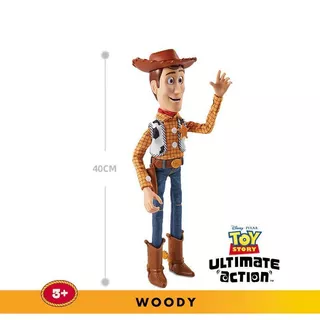 Toy Story Woody เอฟเฟกต์เสียงตุ๊กตาข้อต่อที่สามารถเคลื่อนย้ายเครื่องประดับตุ๊กตาเสียง Buzz Lightyear