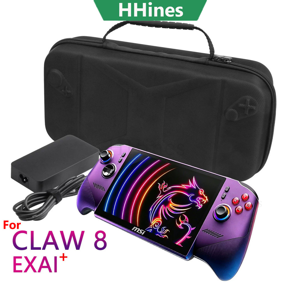 กระเป๋าเก็บเกมคอนโซล,กระเป๋าถือ EVA ,แบบพกพากันกระแทกกล่องป้องกันสําหรับ Claw 8 EX Ai + 2026 Eva กระ
