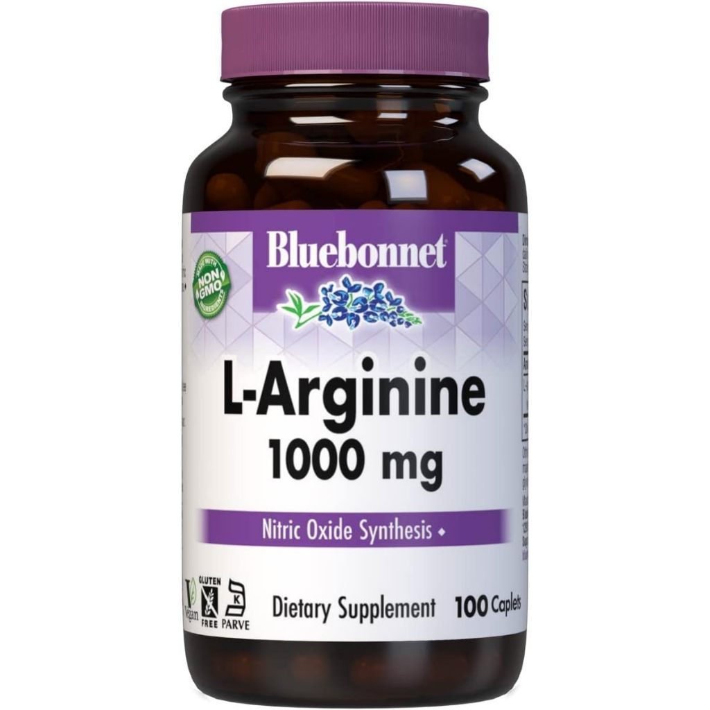 Bluebonnet LArginine 1000 Mg วิตามิน 100 แคปซูล 3HJI