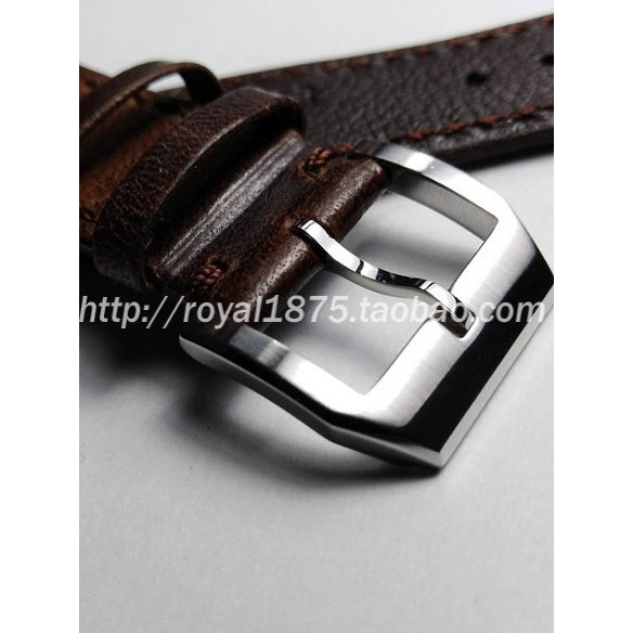 สายนาฬิกาแฮนด์เมดบริสุทธิ์ สายนาฬิกา 22mm21mm20mm สายหนังม้าบ้า หนังวัวแท้