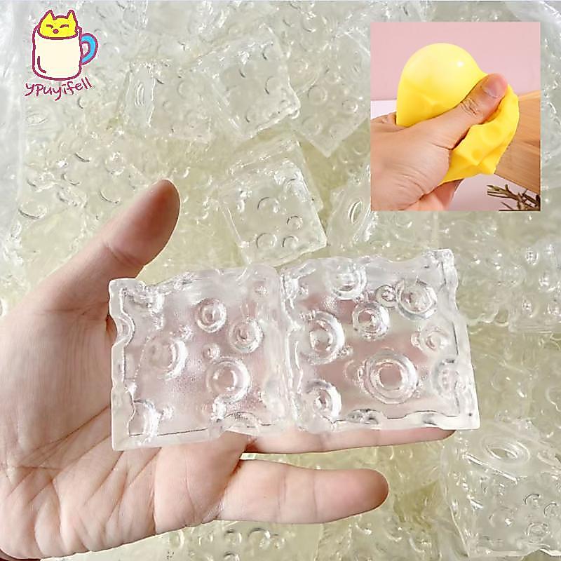 [YPU] Transparent Sketch Plastic Follow Ball Shell สําหรับ DIY Maltose Squeeze combed Fidget ของเล่นนํากลับมาใช้ใหม่ปลอดสารพิษสําหรับ Home Craft Stress Relief namorn Cks n nourd