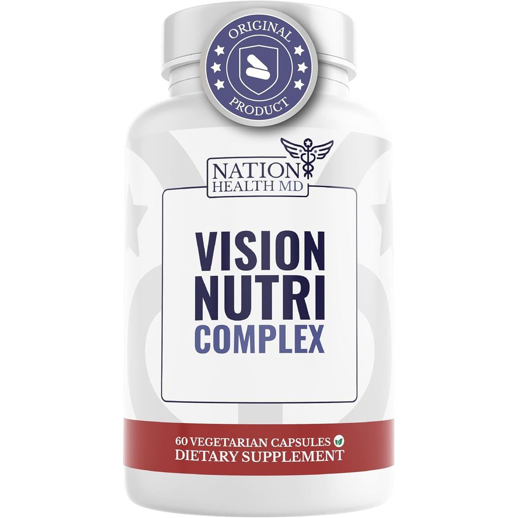Vision Nutri Complex-มีวิตามินบํารุงรอบดวงตา Lutein และ Zeaxanthin, Bilberry, Eyebright-Advanced, เห