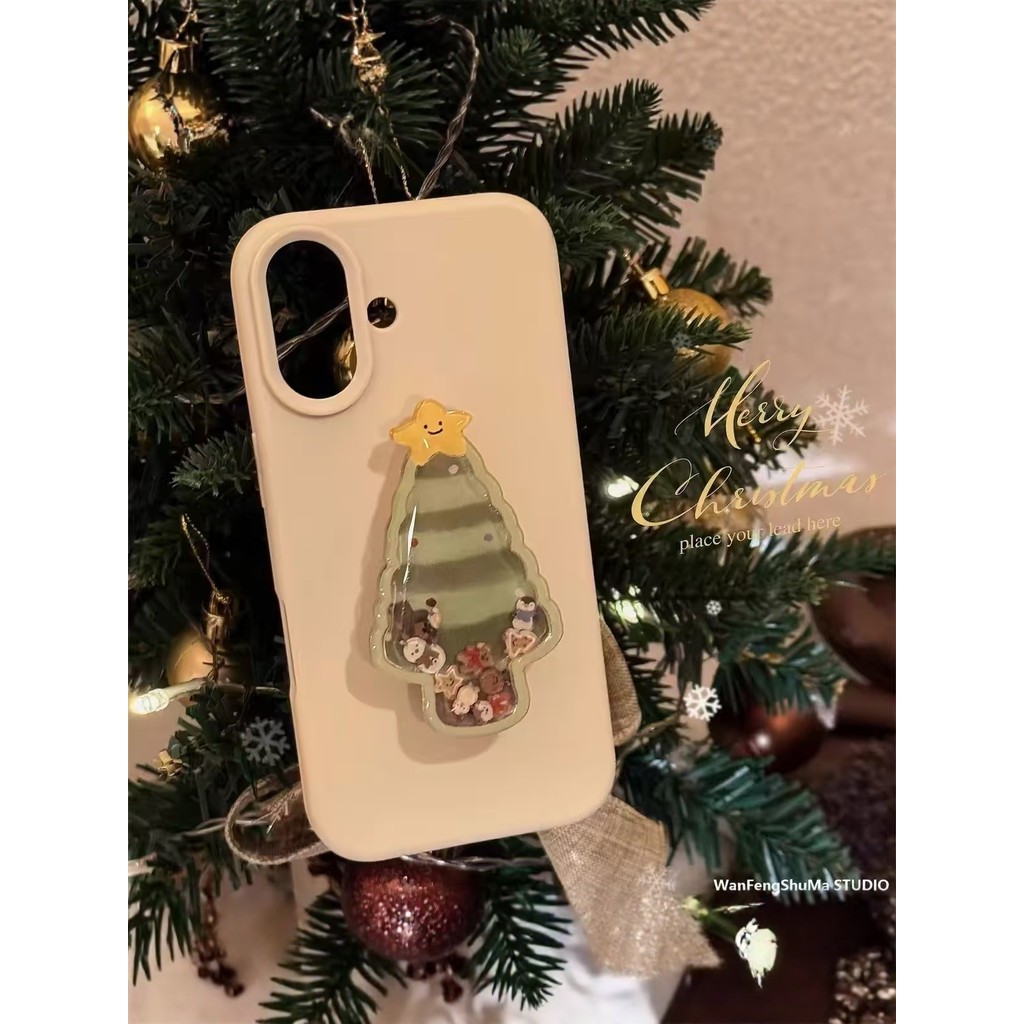 Gingerbread Man ต้นคริสต์มาสเหมาะสําหรับ Redmi k90 เคสโทรศัพท์ Turbo4pro/3 เคสป้องกัน note15pro + 14