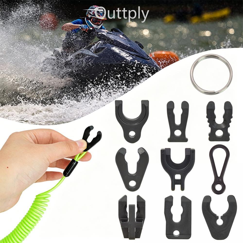 Outtply 1PC สวิตช์หยุดฉุกเฉิน Key พร้อมแหวนแขวนสําหรับ Jet Ski ใช้กับฆ่าสวิทช์ความปลอดภัยล็อคอุปกรณ์