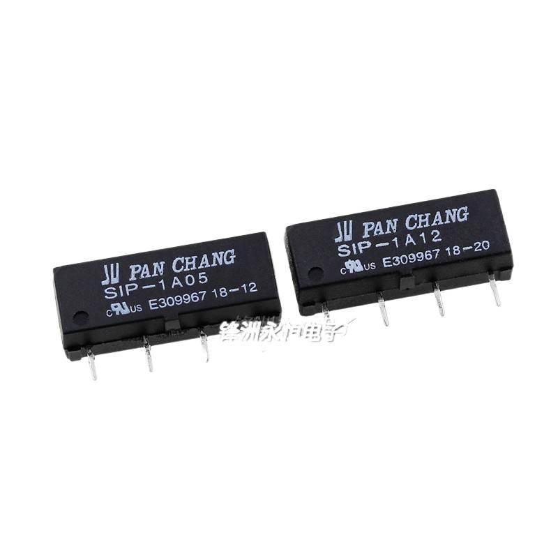 2PCS 4-PIN Miniature Reed ท่อรีเลย์ SIP-1A05 SIP-1A12 SIP-1A24 12VDC SS1A24 5/12/24V