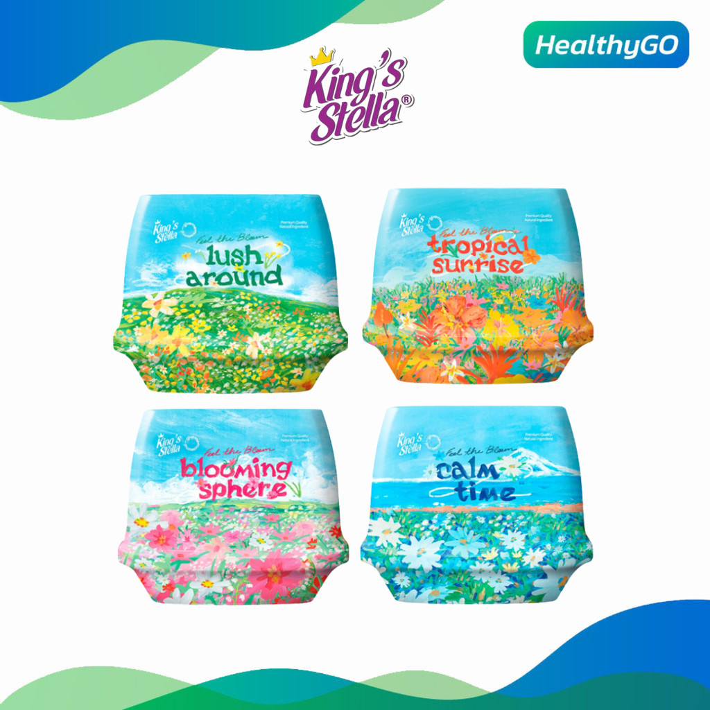 King's Stella x Give me museums เจลหอมปรับอากาศ สดชื่นราวอยู่ท่ามกลางสวนดอกไม้ 4 สไตล์ Feel The Bloom Air Freshener Gel