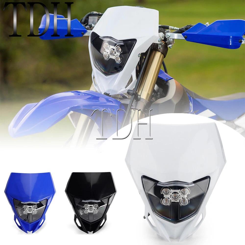 HDLED Front Headlamp Headlight Dirt Bike For Yamaha WR 250 400 450 YZ TTR WR XT FX MX Enduro Motocro